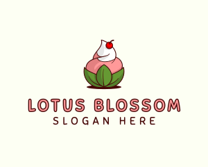 Organic Ice Cream Yogurt logo design