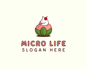 Organic Ice Cream Yogurt logo design