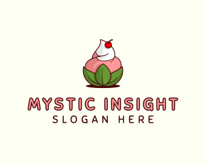 Organic Ice Cream Yogurt logo design