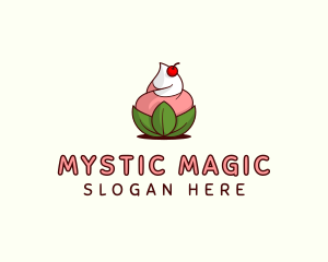 Organic Ice Cream Yogurt logo design