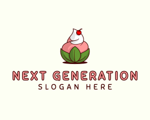 Organic Ice Cream Yogurt logo design