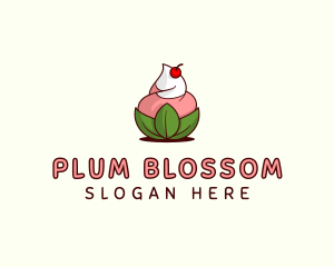 Organic Ice Cream Yogurt logo design