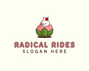 Organic Ice Cream Yogurt logo design