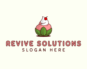 Organic Ice Cream Yogurt logo design