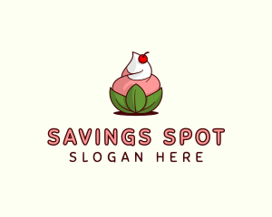 Organic Ice Cream Yogurt logo design