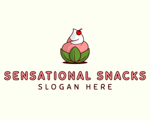 Organic Ice Cream Yogurt logo design