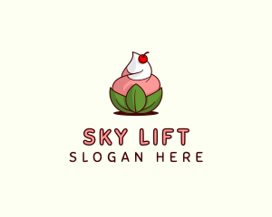 Organic Ice Cream Yogurt logo design