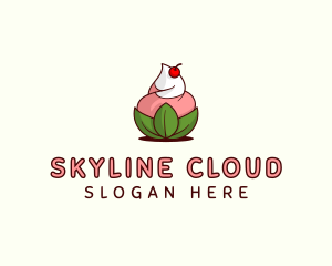 Organic Ice Cream Yogurt logo design