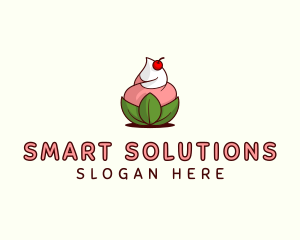 Organic Ice Cream Yogurt logo design