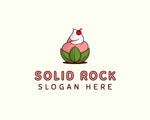 Organic Ice Cream Yogurt logo design