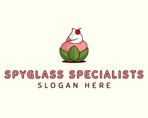 Organic Ice Cream Yogurt logo design