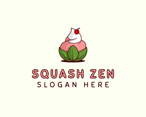 Organic Ice Cream Yogurt logo design