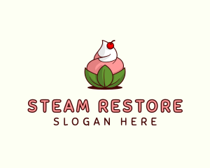 Organic Ice Cream Yogurt logo design