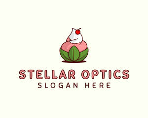 Organic Ice Cream Yogurt logo design