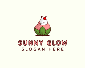 Organic Ice Cream Yogurt logo design