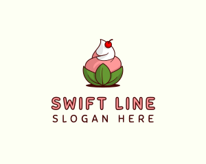 Organic Ice Cream Yogurt logo design