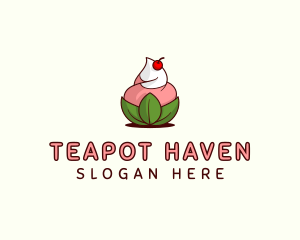 Organic Ice Cream Yogurt logo design