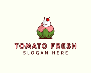 Organic Ice Cream Yogurt logo design