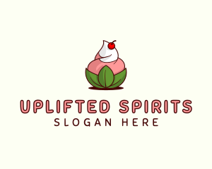 Organic Ice Cream Yogurt logo design