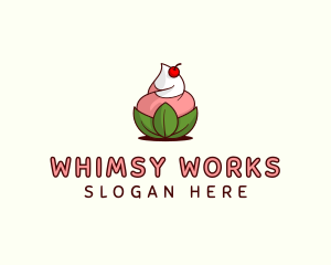 Organic Ice Cream Yogurt logo design