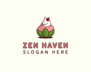 Organic Ice Cream Yogurt logo design