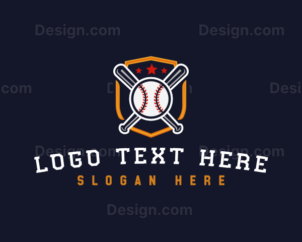 Baseball League Tournament Logo