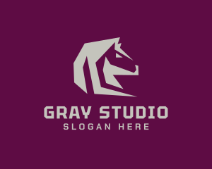 Gray Wild Horse logo