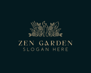 Floral Plant Gardening logo design