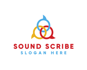 Multicolor Speech Bubbles logo