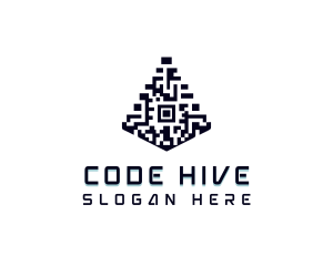 QR Code Pyramid logo