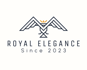 Geometric Royal Bird logo