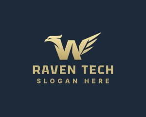 Falcon Wings Agency Letter W logo