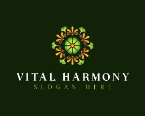 Floral Mandala Spa logo design