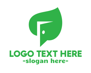 New - Leaf Open Door logo design