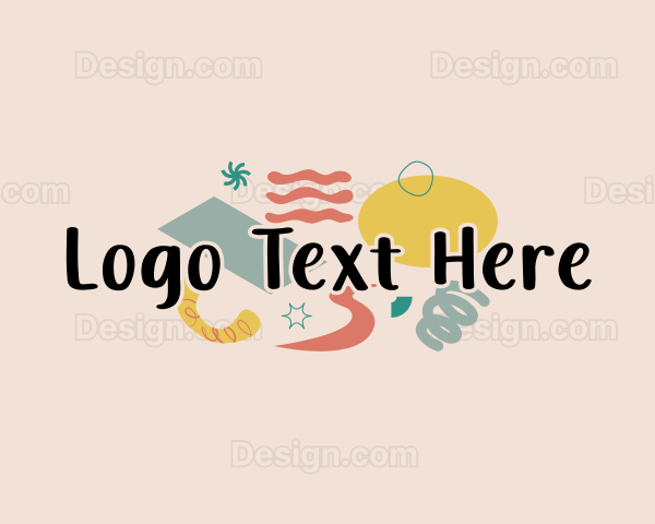 Fun Playful Doodle Logo