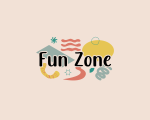 Fun Playful Doodle logo design