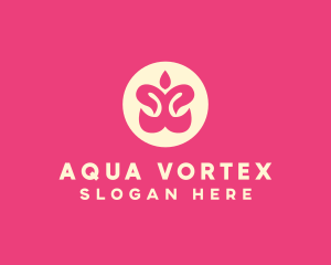 Wellness Yoga Spa logo design