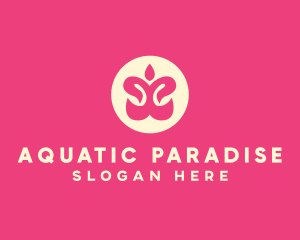 Wellness Yoga Spa logo design