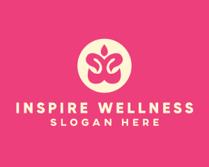 Wellness Yoga Spa logo design