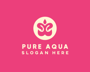 Wellness Yoga Spa logo design