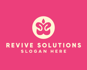 Wellness Yoga Spa logo design