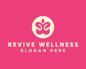 Wellness Yoga Spa logo design