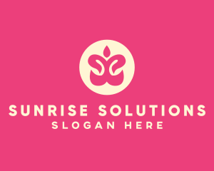 Wellness Yoga Spa logo design