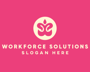 Wellness Yoga Spa logo design