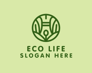 Eco Friendly Writing Pen logo design