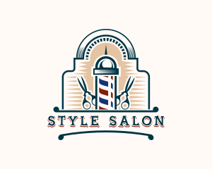 Barber Scissors Haircut logo
