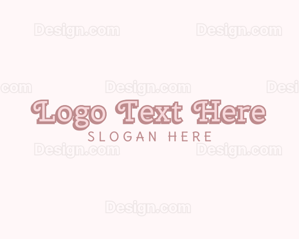 Cute Playful Beauty Logo