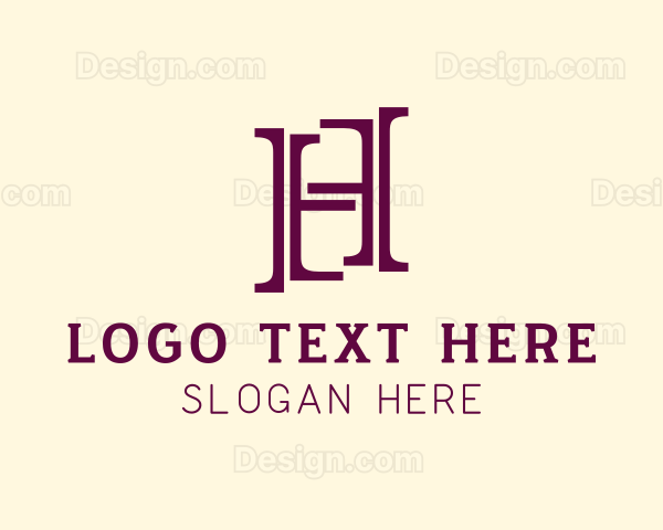 Professional Business Letter H Logo