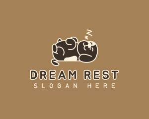 Sleeping Pet Dog logo