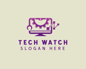 Tech Computer Monitor logo